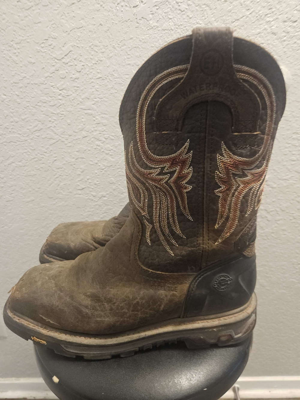 Justin Driscoll EH Cowboy Work Boots - Steel Toe